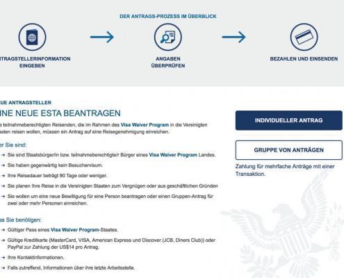 ESTA VISA WAIVER PROGRAMM